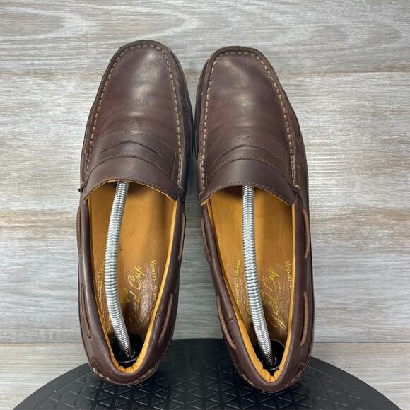 Sperry Men's Gold Cup Capetown Brown Leather Driving Loafers Shoes Size 11 - Picture 6 of 10